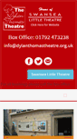 Mobile Screenshot of dylanthomastheatre.org.uk